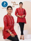 Pretty Woman By Kaya Rayon Ladies Short Top Wholesale In Delhi